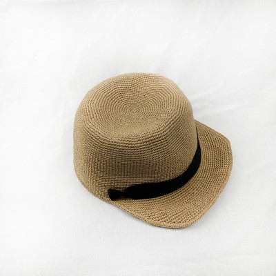 Paper Straw Cap With Visor