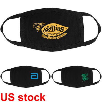 Cotton Face Mask - Black