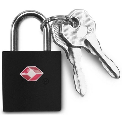 Black Smooth Trip Travel Gear by Talus® TSA Accepted Luggage Key Locks