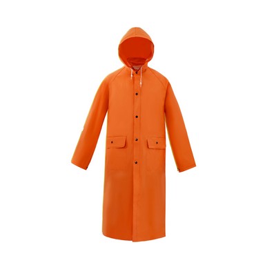 Heavy Weight Rain Coat, Orange, 0.35mm