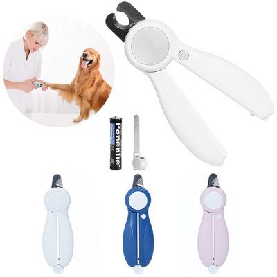 Dog Nail Clippers with LED Light