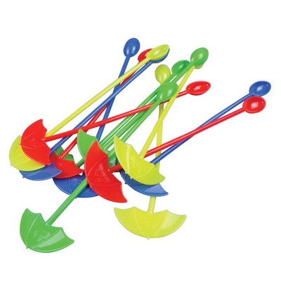 Stir Sticks w Umbrella shaped Heat-resisting Muddlers
