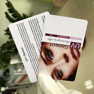 UV Exposure Test Meter Card