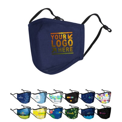 3 Layer Reusable and Adjustable Cotton Masks