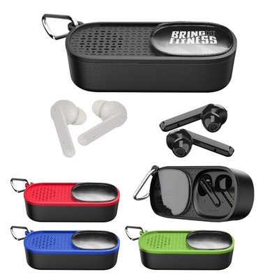 Power Slide Wireless Earbuds & Speaker
