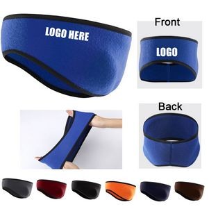 Fleece Ear Band With Embroidery