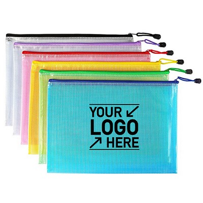 A4 Mesh Zipper Bag