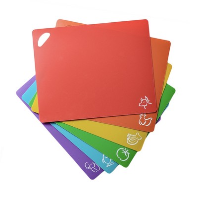 Flexible Plastic Cutting Board - Set of 6