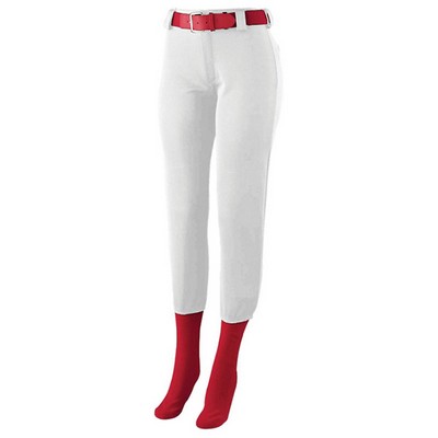 Augusta Sportswear Ladies Low Rise Homerun Pant
