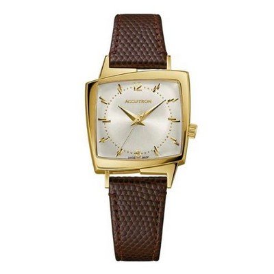 Citizen® Accutron Legacy Collection Automatic Watch w/Asymmetrical Gold-Tone Case