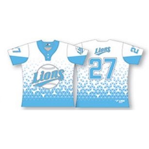 Two Button Up Two Toned Baseball Jersey