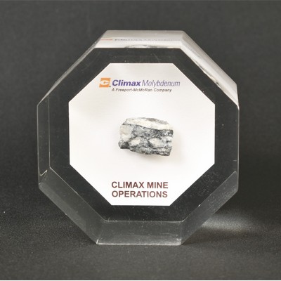 Acrylic Octagon Award - Blank (4"x3/4")