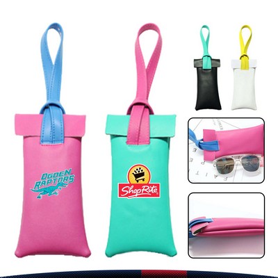 Contrast Color Glasses Pouch