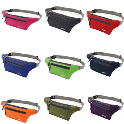 3-Zipper Fanny Pack
