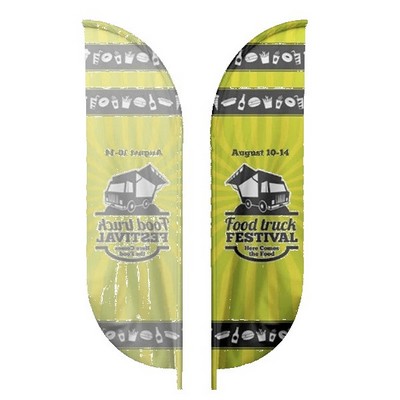 IMPORT 12' Single-Sided Blade Flag with Ground Spike