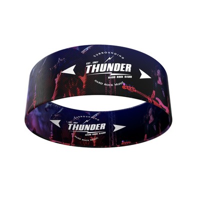 Circle Premier Hanging Banner Double-Sided - 12'x4' - GRAPHIC ONLY