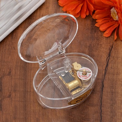 #8 Shell Shaped Spring Acrylic Music Box
