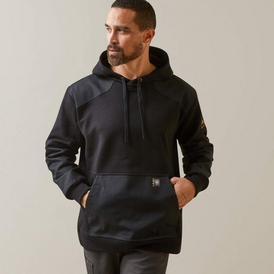 Ariat® Men's Black Rebar® Workman DuraCanvas™ Hoodie