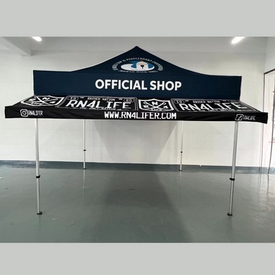 Pop-up Tent 10' tent banner (with frame)