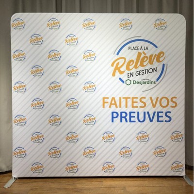 Tube Kiosk - Straight - 8' - 1-sided (KIT)