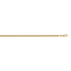 14K Gold 18" Necklace - Curb