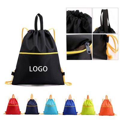 Drawstring School Backpack