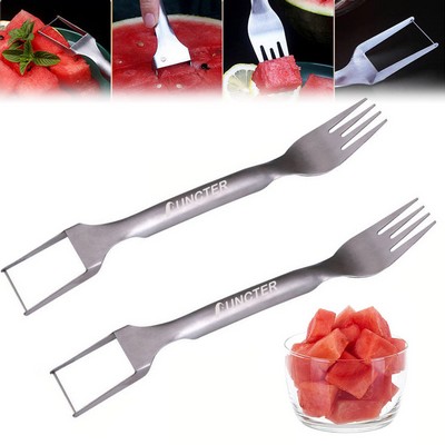Watermelon Fork Slicer Cutter, 2" 1 Melon Cutter Watermelon Fruit Cutter
