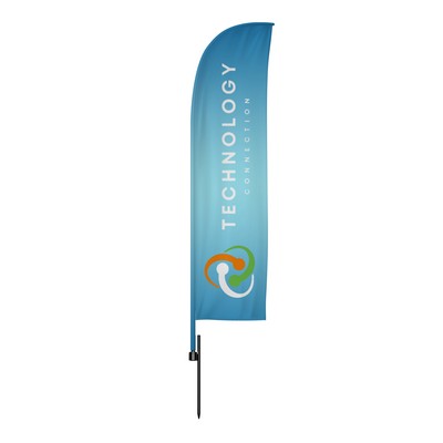 9.5'X2' Digital Printed Custom Swooper Flags
