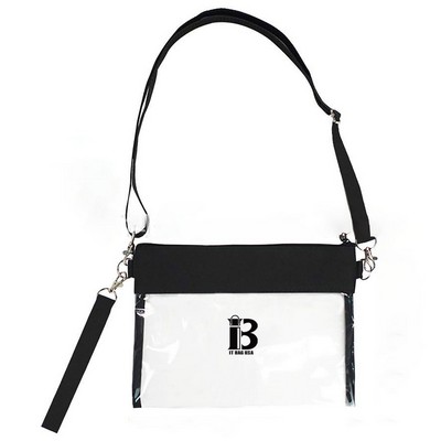 Clear Pu Leather Concert Bag