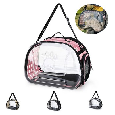 Transparent Pet Travel Bag