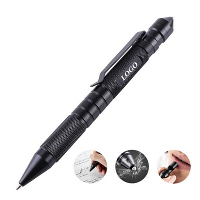Multifunction Tactical Pen with Whistle and Glass Breaker, Emergency Survival Gear