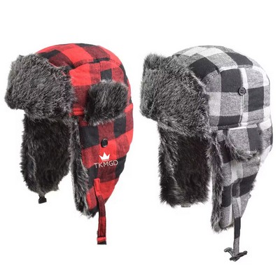 Warm Faux Fur Winter Hats