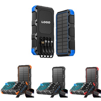 36,800 mAh Fast Phone Charger Solar Power Bank