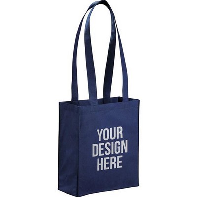 Long Handle Non-Woven Tote (8"x10"x4")