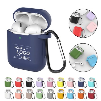Silicone Earbud Case w/Carabiner