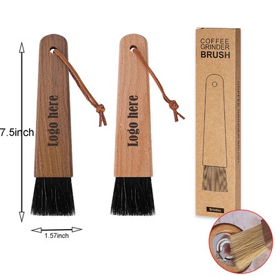 Natural Pig Bristle Espresso Maker Brush For Coffee