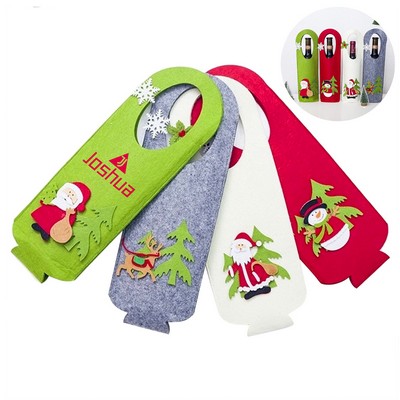 Christmas Wine Bottle Gift Bag