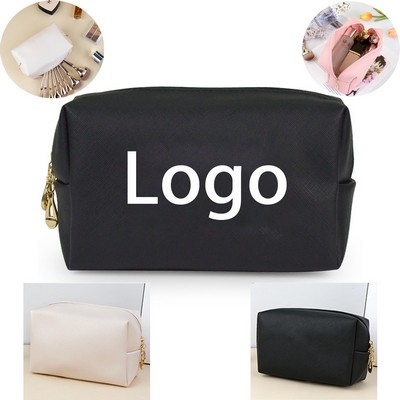 Solid Color Makeup Bag