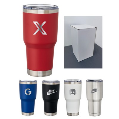 Union Printed - 30oz Double Wall SS Vacuum Bottle - Laser Engraved Print - Includes Gift Box Packing