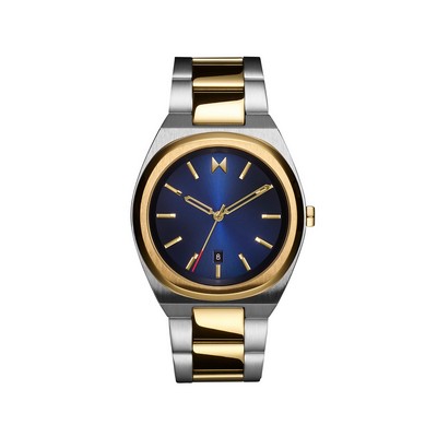 MVMT Odyssey II Men's Two Tone Watch w/Blue Dial
