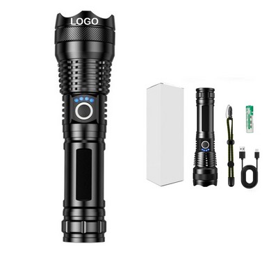 Portable Aluminum Telescopic Flashlight