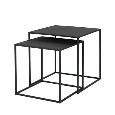 blomus Fera Black Nesting Tables (Set Of 2)