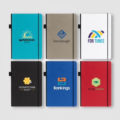 Recycled Kraft Paper Cover Journal - A5 5.9" x 8.3" - Full-Color Inkjet