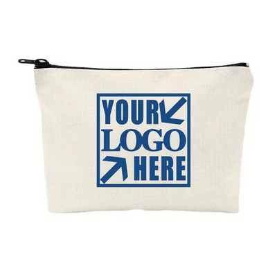 Canvas Travel Makeup Bag