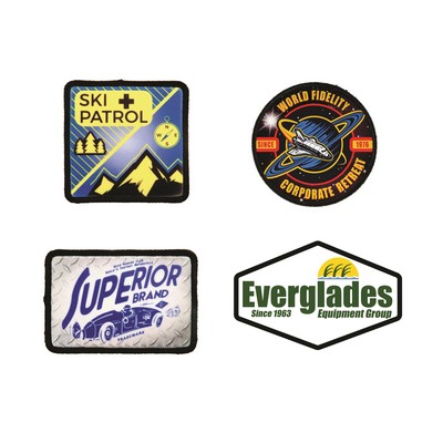 Custom Sublimation Patches w/Merrow Border