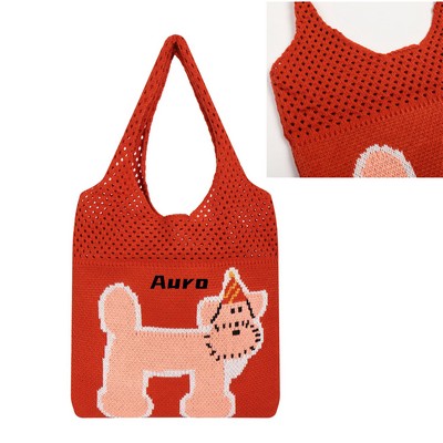 Knitted Shoulder Bag