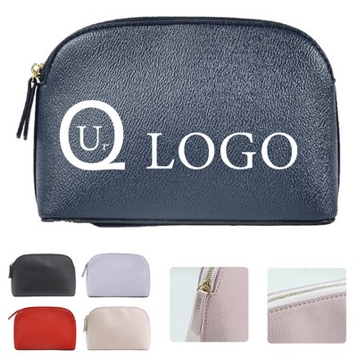 7.48x5.31x2.76" PU Cosmetic Pouch Bag