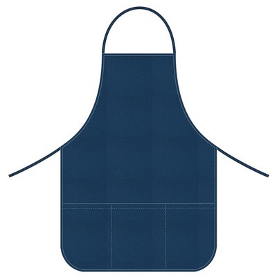 Basic Apron 20"x28" with pockets-Round corner -100% Non-Woven Polypropylene