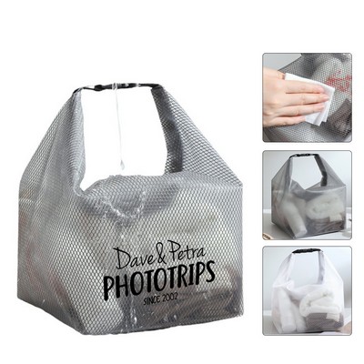 Waterproof Beach Swimming Mesh Toiletry Bag