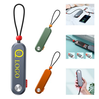 Three-In-One Slide-Lock Scalable Charging Cable